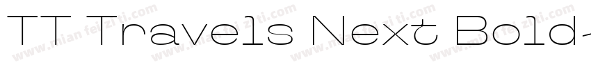 TT Travels Next Bold字体转换